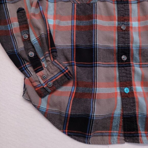 The Original Arizona Jean Company Button Up Casual Shirt Mens Size Large L Blue - Picture 7 of 9